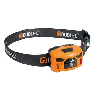 Linterna frontal LED recargable Duolec R009 · 110 lm