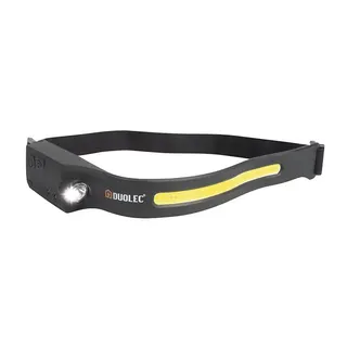 Linterna frontal LED recargable Duolec R010 · 300 lm