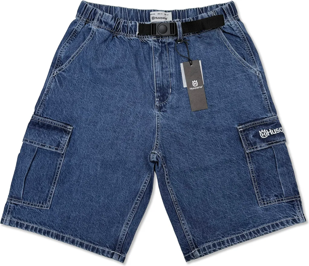 Pantalón corto cargo Husqvarna con cinturón