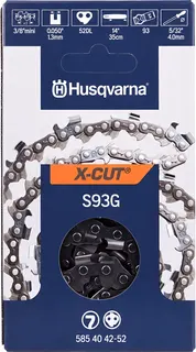 Cadena Husqvarna S93G 52 eslabones - 1, 3, 10 o 20 cadenas