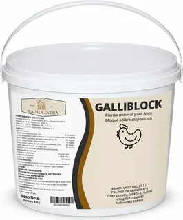 Bloque mineral gallinas GalliBlock 4 kg