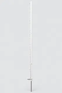 Poste Pastor Plastico Blanco 105 cm Horizont - Unidad y packs de 10 y 50