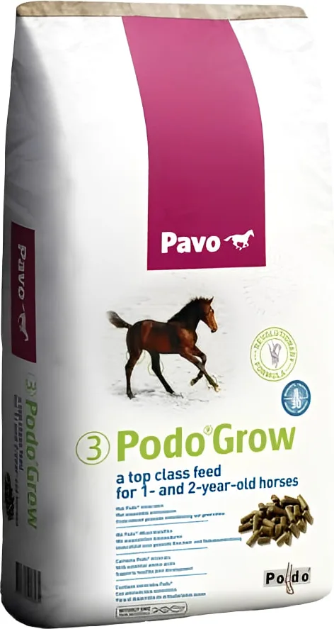 Pavo Podo Grow - Pienso para caballos en crecimiento 20 kg — foto principal