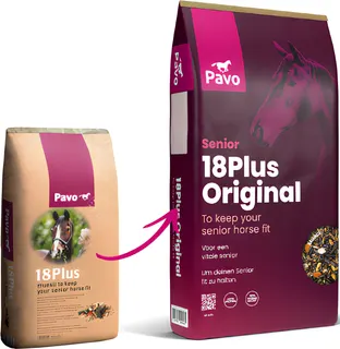 Pavo 18Plus Original - Muesli para caballos senior 15 kg