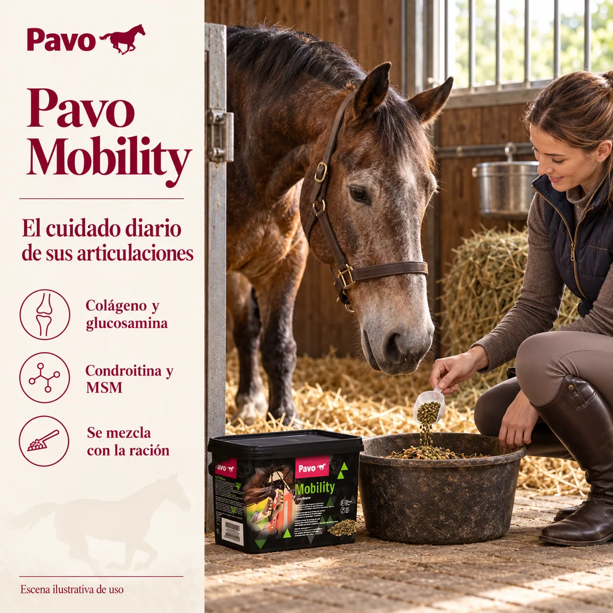 Pavo Mobility - Suplemento para articulaciones 3 kg — foto 2