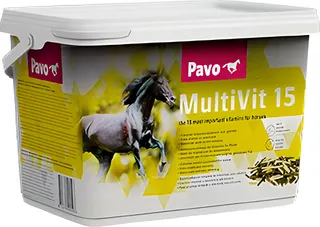 Pavo MultiVit15 - Suplemento de vitaminas para caballos 3 kg