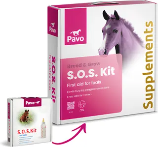 Pavo S.O.S. Kit - Calostro, leche y biberón para potros