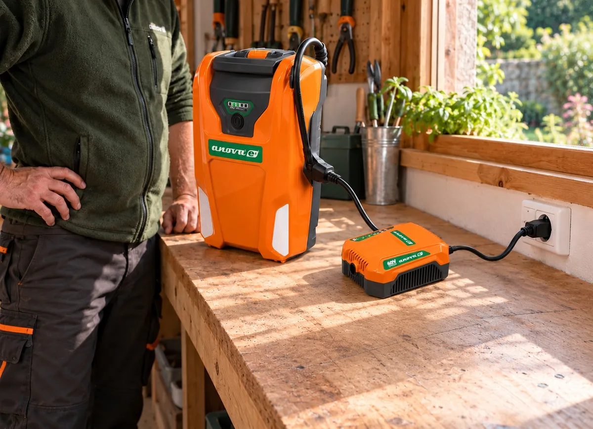 Cargador Anova E60CH80B 60 V · 8 A para baterías mochila — foto 2