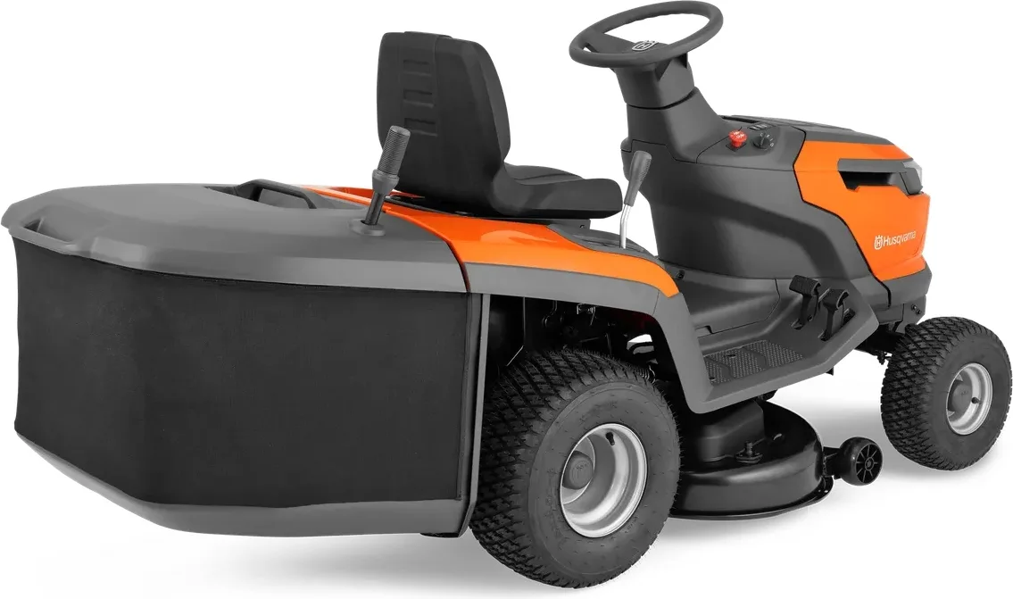 Tractor cortacésped a batería Husqvarna TC 100i · 95 cm con recogedor — foto 2