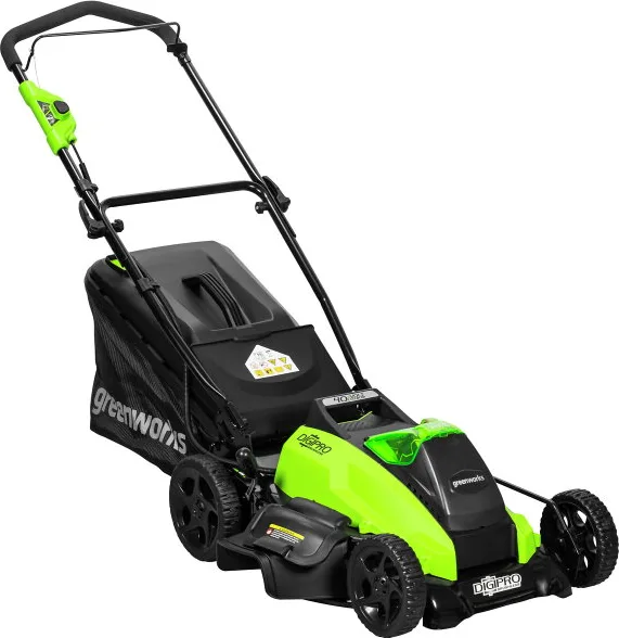 Cortacésped a batería Greenworks 40 V · 45 cm · batería 4 Ah y cargador incluidos — foto principal