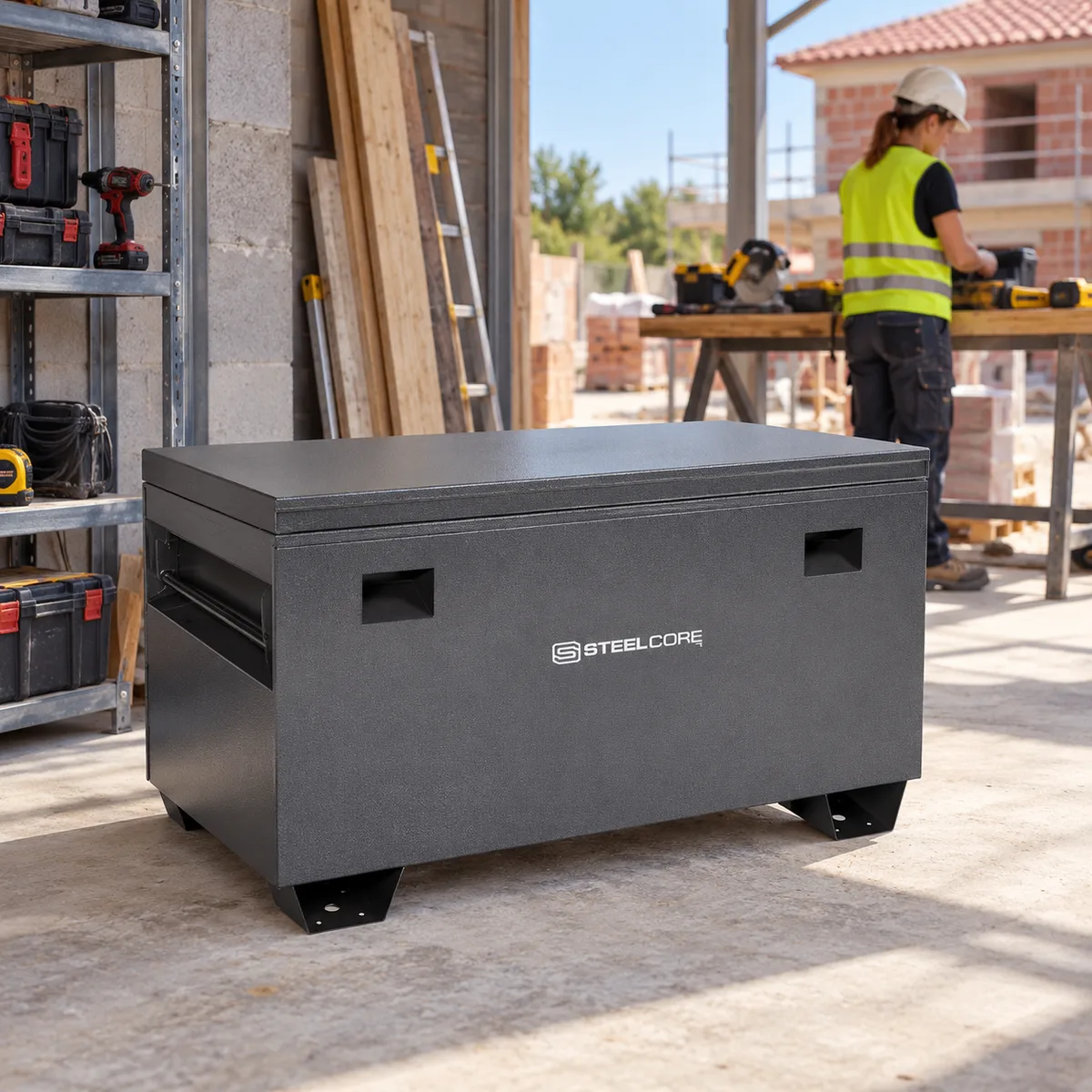 Arcón metálico Steelcore 42827 · 460 L · 1140 × 610 × 700 mm — foto 4