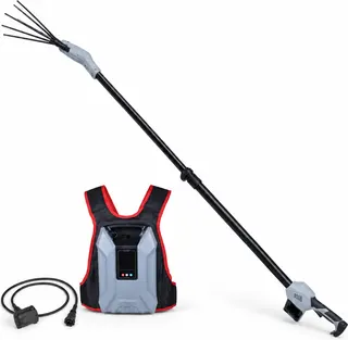Pack vareador de aceitunas a batería Arvipo OV37-SLIM + mochila BP37 30 Ah y cargador