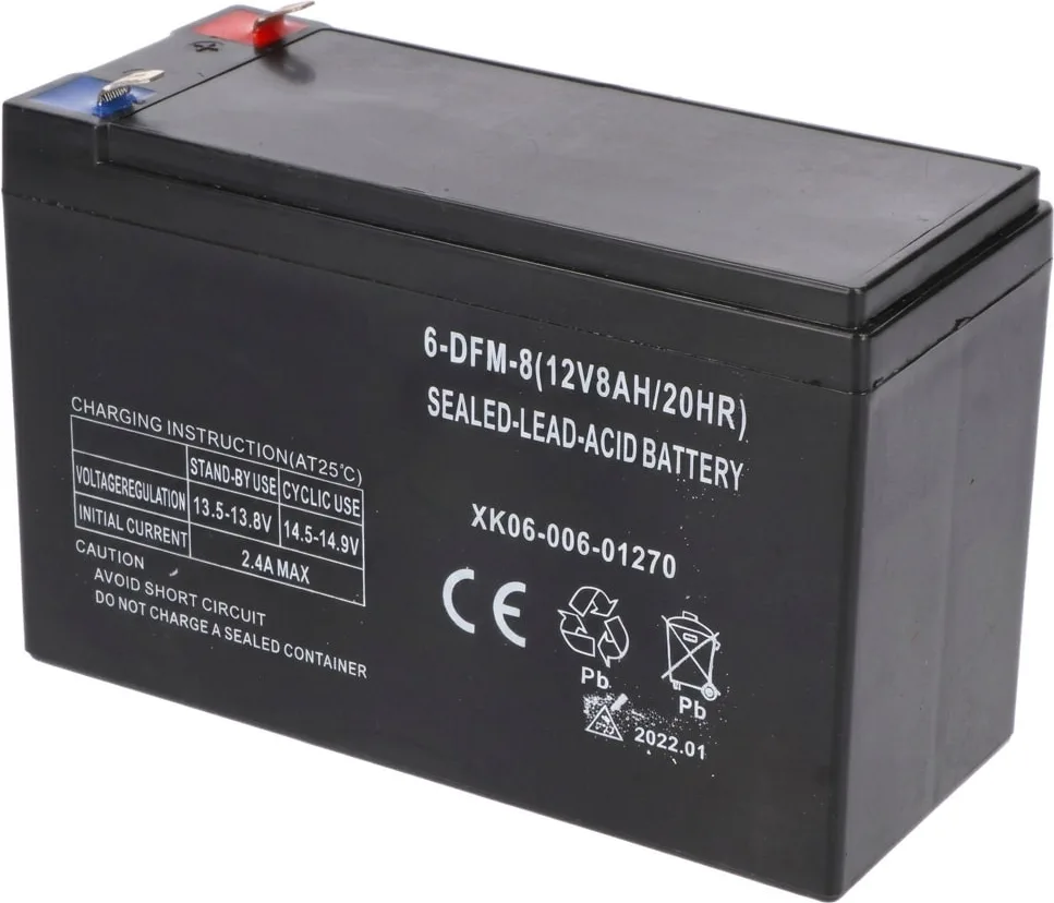 Bateria Pulverizador Anova P16B 12V 8Ah — foto 2