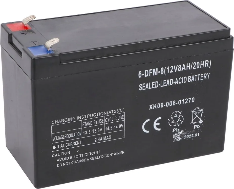 Bateria Pulverizador Anova P16B 12V 8Ah — foto principal