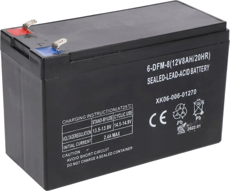 Bateria Pulverizador Anova P16B 12V 8Ah — foto 3