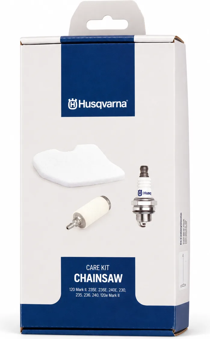 Kit mantenimiento Husqvarna 597919701 para motosierras 120 Mark II / 120e Mark II / 230 / 235 / 235E / 236 / 236E / 240 / 240E — foto principal